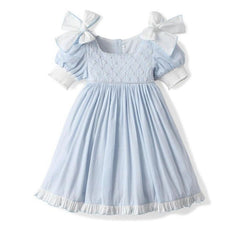 Charlotte Baby Blue Linen Dress