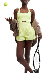 Women's Workout Romper One Piece Sleeveless Jumpsuits Running Onesie Short Athletic Summer Outfits Yoga Clothes